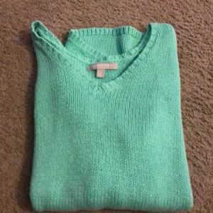 Sea foam knit sweater